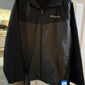 Columbia Black Windbreaker Jacket